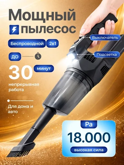 Мини светодиодные пылесосы