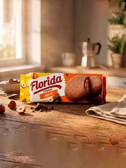 Шоколадное печенье "Florida", 158 г
