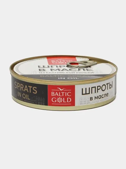 Шпроты Baltic gold, в масле из балтийской кильки, 160 г — MISTRAL-P13A439