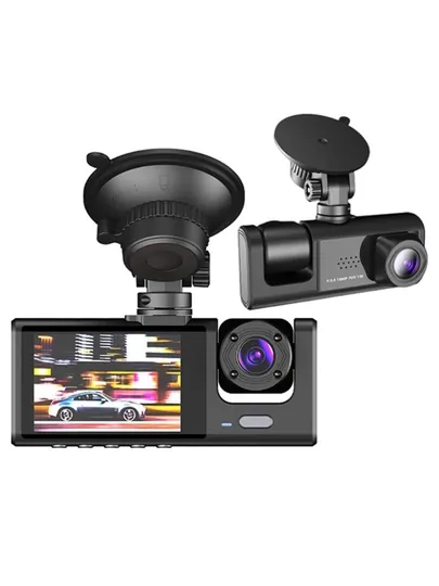 Автомобильный видеорегистратор Black Box, 2 камеры, запись салона и звука, Super HD