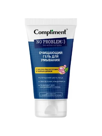 COMPLIMENT Гель для умывания No Problem AHA/BHA/PHA 200 мл