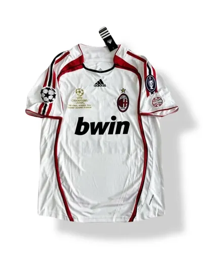 Ретро футбольные-формы - "Милан", спортивная одежда — FKITS-MILAN2008FKITS-БЕЛЫЙ-XXL