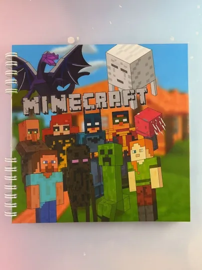 Игровой альбом на липучках Minecraft