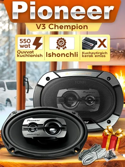 Pioneer Champion V3 Kalonka 550 Wat 2 шт очень мощный и не требует гигантского усилителя