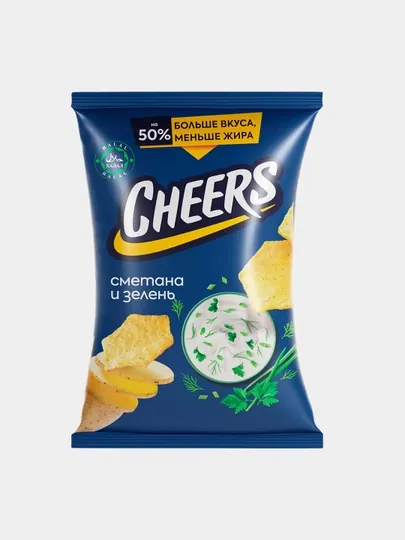 Чипсы Cheers сметана и зелень 210 гр — FOODST-P00B845