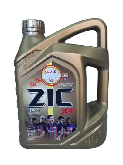 Моторное масло ZIC X9 5W-30 4L — синтетическое масло для бензиновых и дизельных двигателей