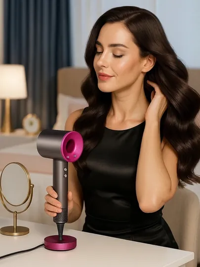 Фен для волос Super Hair Dryer, стайлер, 5 насадок
