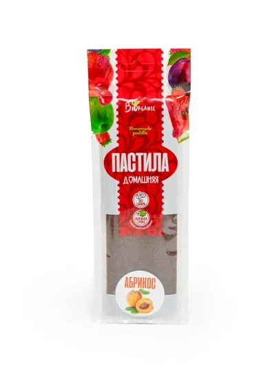 Пастила "Абрикос", натуральный фрукт, Biorganic — BISTORE-PABRIKO