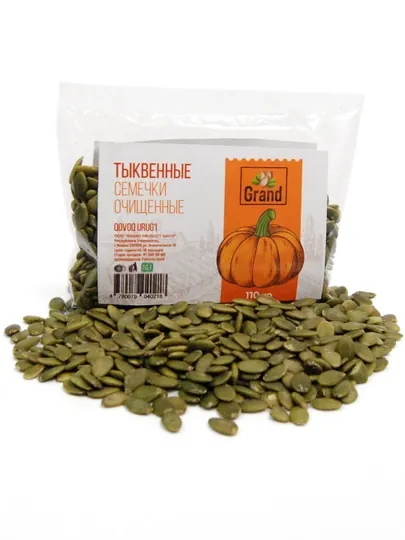 Тыквенные семечки очищенные от "GRAND SPICE" 110 гр
