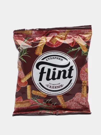 Сухарики Flint со вкусом салями, 60 г