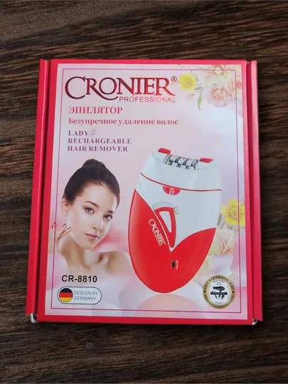 Профессиональный эпилятор, модель CRONIER CR-8810, беспроводной, для тела, для женщин