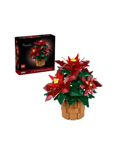 Конструктор LEGO Botanicals 10370 «Пуансеттия»