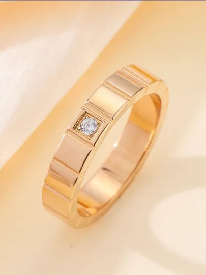 Для женщин и девушек, изящное кольцо в стиле "Cartier" — BEBI-KARTIE-СЕРЕБРН-20