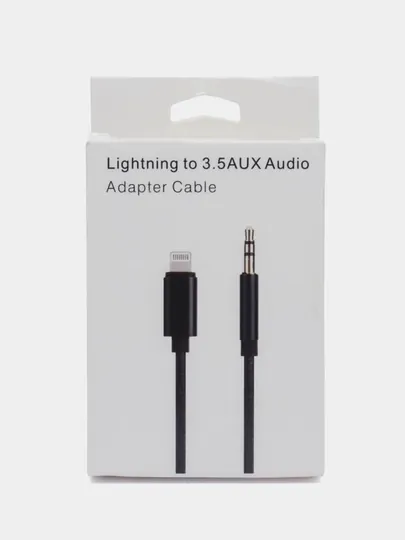 Адаптер Lightning на AUX 3.5 мм для iPhone, переходник для наушников