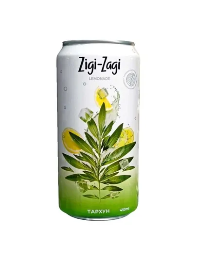 Напиток "Zigi-Zagi" со вкусом Тархуна 0,45 л х 12 шт
