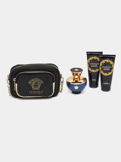Парфюмированная вода для женщин, VERSACE DYLAN BLUE, набор, Италия