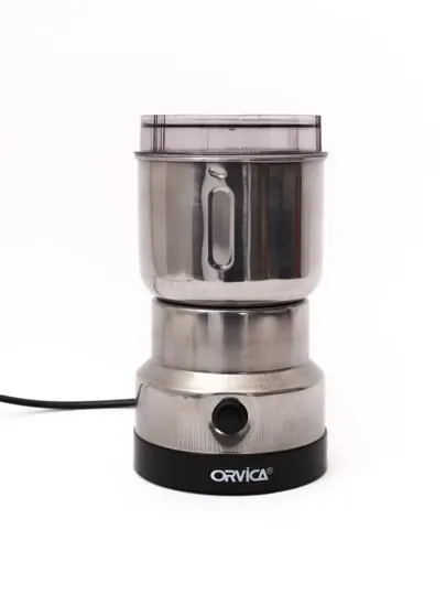 Кофемолка ORVICA ORM-8300H — мощная, компактная и сохраняющая аромат зёрен