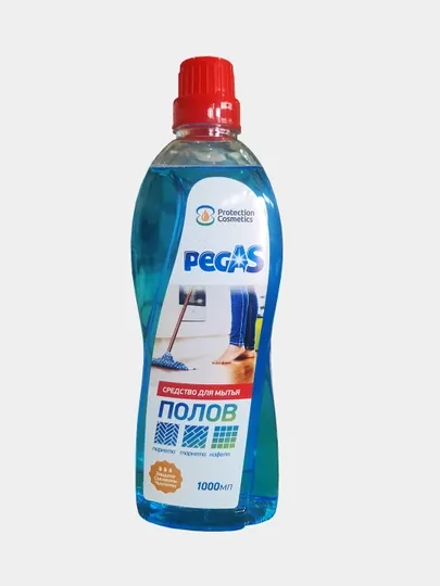 Средство для мытья полов Pegas, морской бриз, 1 л