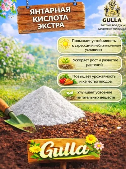 Янтарная кислота Экстра — стимулятор роста, укоренитель и реанимация для всех растений