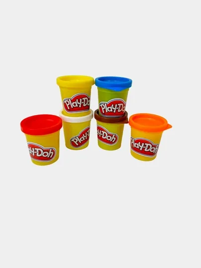 Пластилин в баночках для лепки Play-Doh, 4 шт, 6 шт, 12 шт, набор инструментов для лепки