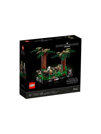 Конструктор LEGO Star Wars 75353 Диорама: Битва на Эндоре, 608 деталей