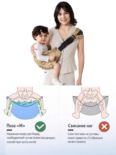 Сумка слинг для малышей, подвеска, переноска