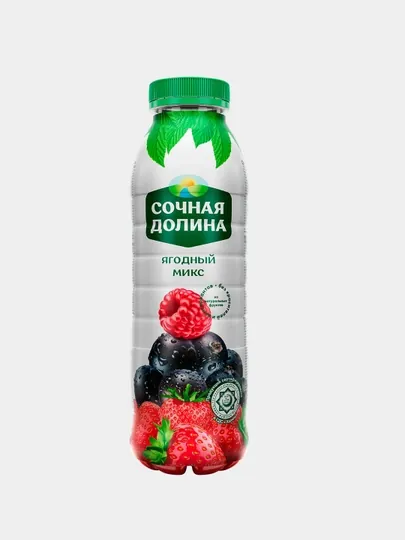 Ягодный микс Сочная Долина, 0,45 л * *