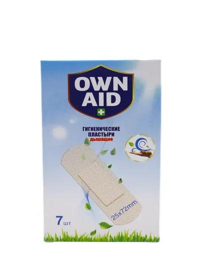 Гигиенические пластыри OWN AID, 25*72 мм, 7 шт