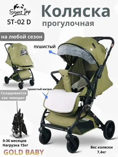 Детская коляска-чемодан Start joy ST-02D