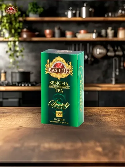 Зелёный чай Sencha - 25 x 1,5 г — BASILUR-SENCHA25