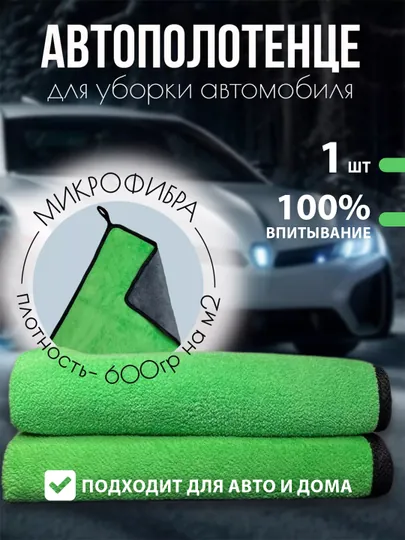 Автомобильное полотенце из микрофибры тряпка для мойки и сушки авто