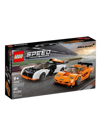 LEGO McLaren Solus GT & McLaren F1 LM 76918 — 581 деталь, 9+