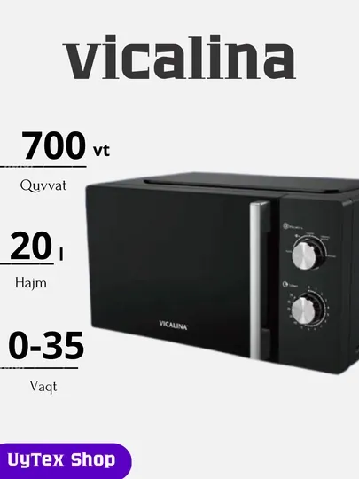 Vicalina MW печь 20 L 700 W VL-114D/115D/116D/122D – удобное управление — BETOVOY-VICALINEPECHLAR-ЧЕРНСТЕ