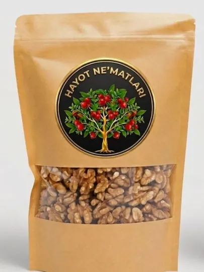 Hayot Ne`matlari- грецкие орехи – натуральный вкус и польза каждый день 200 гр