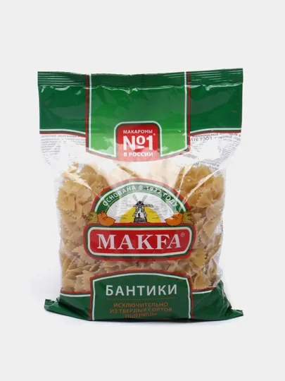 Макароны Makfa бантики, 400 г