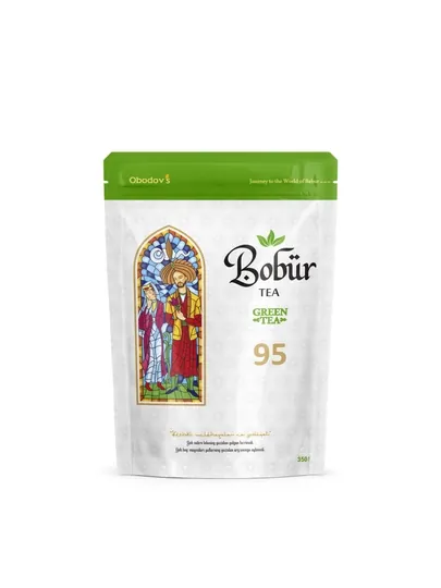 Чай зелёный Bobur Tea Green Tea №95, крупно-листовой, 350 г