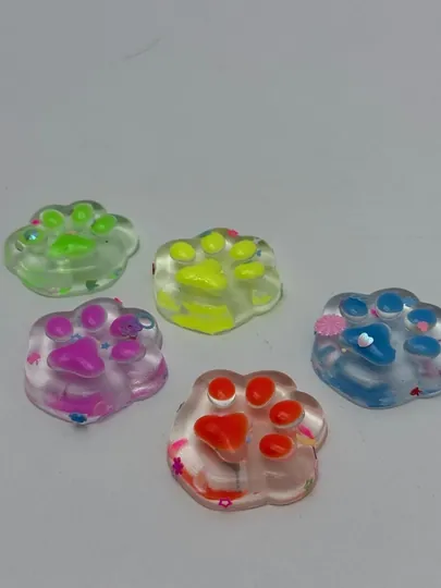 Антистресс игрушки сквиш, кошачья лапка, 3 см