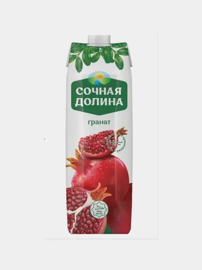 Сок Сочная Долина гранат, 1 л