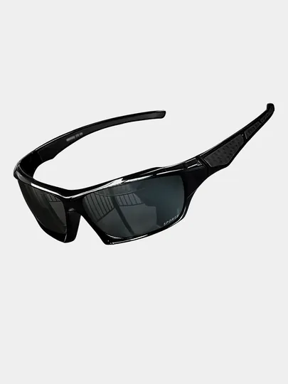 Спортивные поляризованные очки UV400, для бега, велосипеда, вождения, мужские, женские — GOLDENU-2052939-ЧЕРН