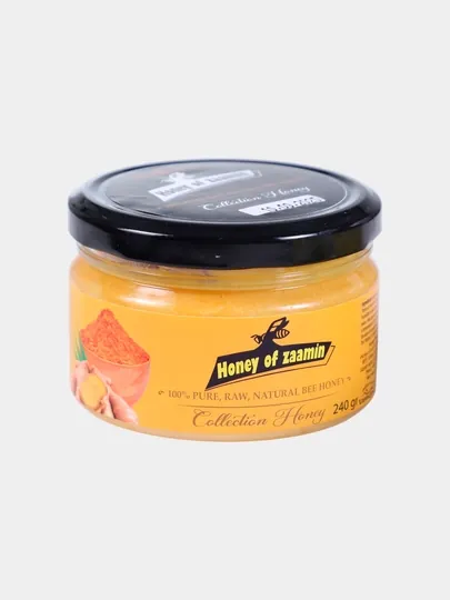 Кремовый мёд с куркумой и имбирем - 240 гр — ZOMIN-DJSXZ09