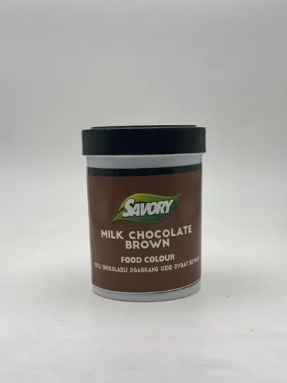 Пищевой краситель Savory, молочно-шоколадный Milk Chocolate Brown, 100 г