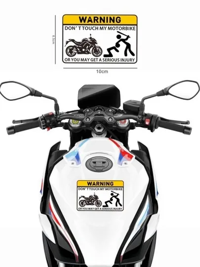 "Don't Touch My Motorbike" наклейка для скутера, мотоцикла, автомобиля