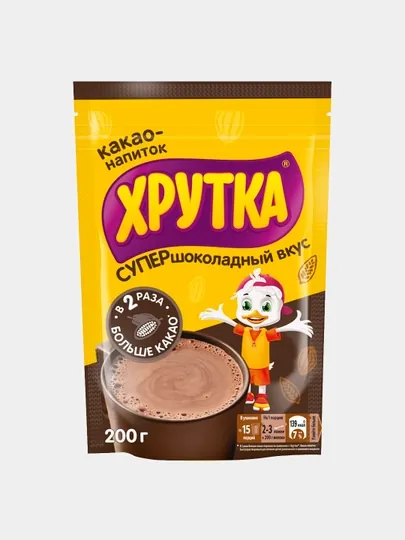 Какао-напиток Хрутка, быстро растворимый, 200 г