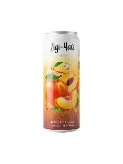 Напиток чайный "Zigi-Чай" со вкусом Персика 0,45 л х 12 шт