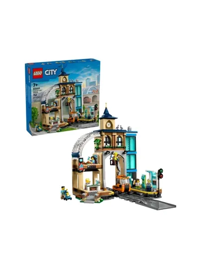 Конструктор LEGO Центральный железнодорожный вокзал City 60469, 752 шт