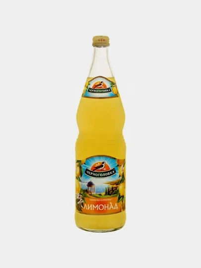 Лимонад Черноголовка, стекло, 1 л