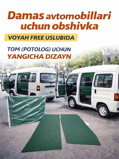 Обшивка внутренних дверей и потолка для Damas в стиле VOYAH FREE
