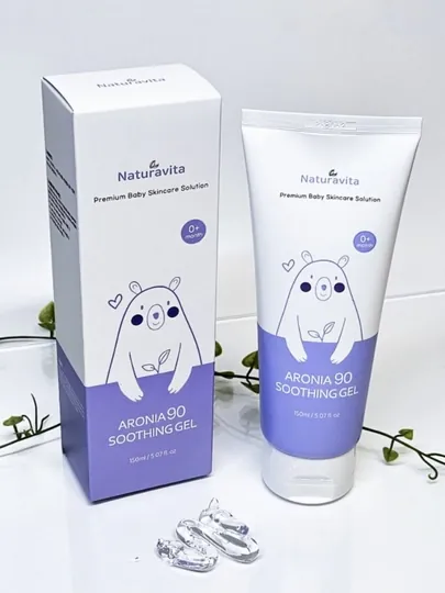 Naturavita Aronia 90% детский успокаивающий гель, 150 мл, для новорожденных младенцев