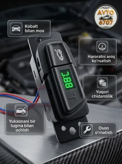 Кнопка багажника и датчик температуры воды для Chevrolet Cobalt, готовый комплект