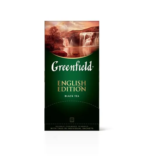 Чёрный чай Greenfield English Edition, 2 г, 25 шт